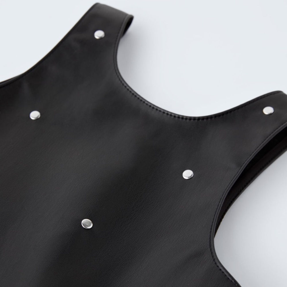 Zara Faux Leather Dress - Picture 2 of 7